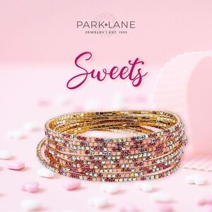 Park Lane Jewelry SWEETS Bracelet Set of 10 Stretch stackable Pink bracelets NWT